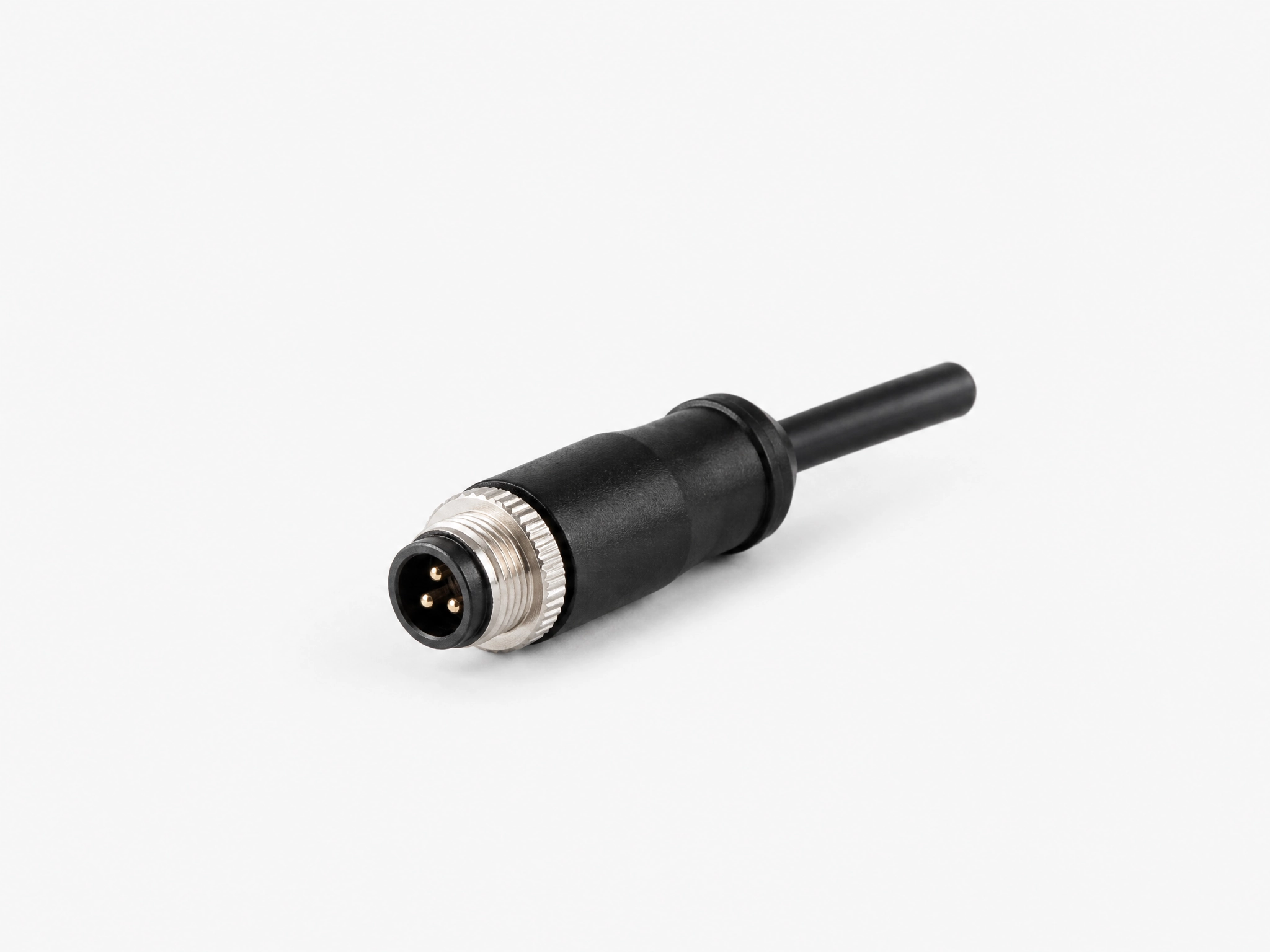 M8 3-pin male sensor connector